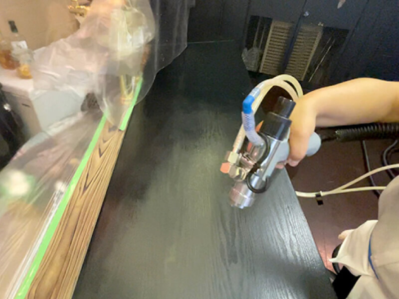 cafe bar mk.様施工